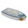 Bootsregal maritim weiss mit Fischen H:42 cm **B-WARE** - Badezimmerregal, Holzregal, Schiff, Shabby Look