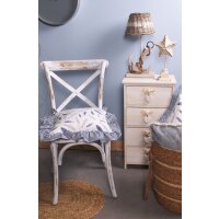 Tischleuchte Lampe Anker beige H:37 cm - Lampensockel, Nachttischlampe, Dekolampe, Leselampe, maritime Deko, Tischlampe