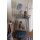 Tischleuchte Lampe Anker beige H:37 cm - Lampensockel, Nachttischlampe, Dekolampe, Leselampe, maritime Deko, Tischlampe