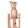 Zaunhocker Hase H: 23 cm aus Terrakotta - Zaun Deko Garten Ostern, Tierfigur Pfostenhocker, Zaunfigur, Gartendeko, Metalldeko