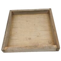 4er Set Holz Untersetzer 14x14x2 cm für Vasen, Kerzen etc. - Untersetzer Vase, Tischdekoration, Holztablett Kerze, Holzuntersetzer