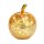 Dekoleuchte Apfel (XXS) Glas gold - Apfel Lampe mit 5er LED Lichterkette, Dekolampe, Tischleuchte, Apfellampe