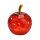 Dekoleuchte Apfel (XXS) Glas rot - Apfel Lampe mit 5er LED Lichterkette, Dekolampe, Tischleuchte, Apfellampe