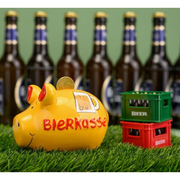 KCG Sparschwein Bierkasse aus Keramik