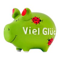 KCG Sparschwein Viel Glück aus Keramik - Spardose,...