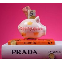 KCG Sparschwein Shopping Queen aus Keramik - Spardose...