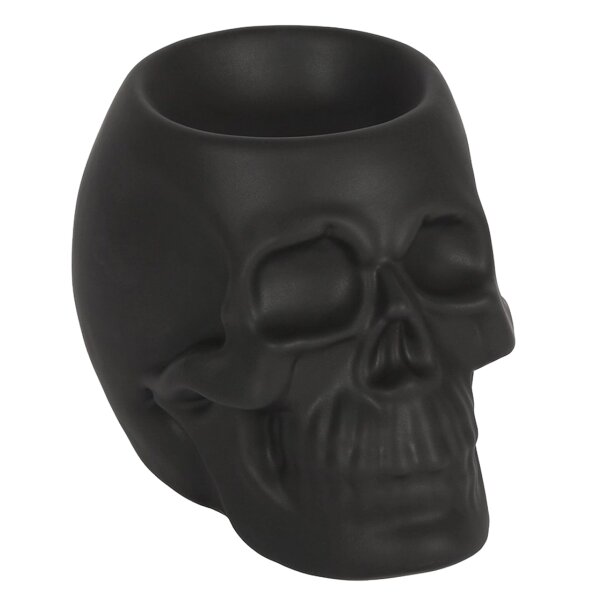 Duftlampe Ölbrenner Totenkopf - Wachswärmer Halloween, Verdunster, Duftlampe, Aromalampe für Duftöl und Duftwachs, Deko