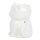 Ölbrenner Duftlampe Katze, weiss - Katzen Wachswärmer, Verdunster, Duftlampe, Aromalampe für Duftöl und Duftwachs, Deko