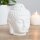 Ölbrenner Duftlampe Buddha, weiss - Wachswärmer Buddhakopf, Verdunster, Duftlampe, Aromalampe für Duftöl und Duftwachs, Deko