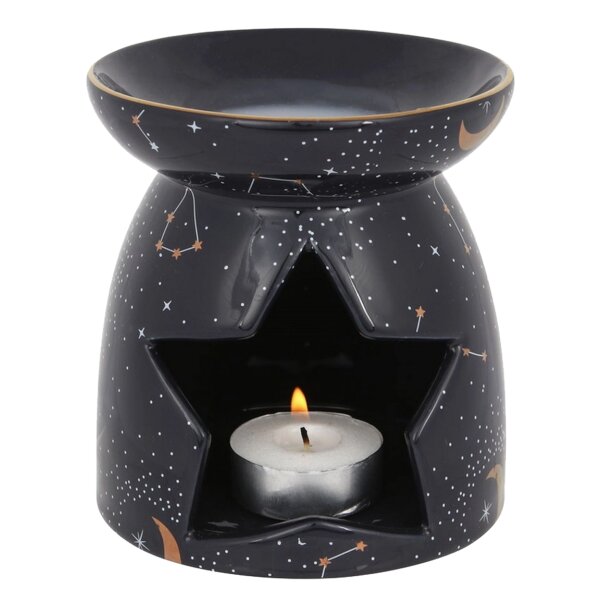 Duftlampe Ölbrenner Stern Sternbild - Verdunster Sternenhimmel Sternbilder, Aromalampe für Duftöl und Duftwachs, Astrologie Deko