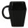 Gothic Halloween Kaffee Becher Sarg "Death before Decaf" - Keramik Tasse, Kaffee Tasse, Koffein
