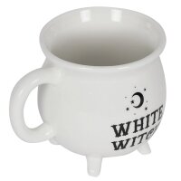 Halloween Kaffee Tasse Hexenkessel  "White...