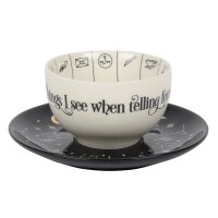 Teetasse Wahrsagerei Astrologie zum Teeblätter lesen...