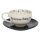 Teetasse Wahrsagerei Astrologie zum Teeblätter lesen mit Anleitung - Keramik Tee Tasse Hexe, Halloween, Tee Becher