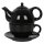 Tee Set Tea-for-one - Teekanne und Teetasse im Wahrsager Design - Keramik Tee Tasse Hexe, Halloween, Tee Becher Kanne Astrologie