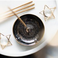 Weihrauchschale Astrologie Rad Räucherstäbchenhalter D:9 cm - Halloween Hexe, Räucherstäbchen Weihrauch, Sternzeichen, Räucherkegel Meditation
