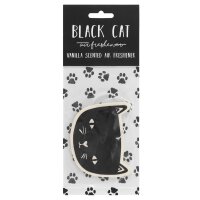 Auto Duft, Lufterfrischer Schwarze Katze mit Vanille Duft...