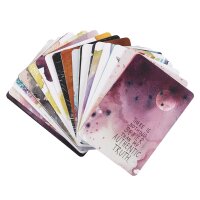 Das Universum steht hinter dir: 52 Orakelkarten mit Anleitung - Energiekarten, Astrologie, Orakel, Wahrsagerei, spirituelle Meditation, Tarotkarten