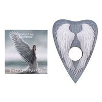 Ouija Brett Hexenbrett Wahrsagerbrett Engel mit Planchette von Anne Stokes - Talking Spiritboard, Spirit Guide, Astrologie, Orakel, Wahrsagerei, spirituelle Meditation