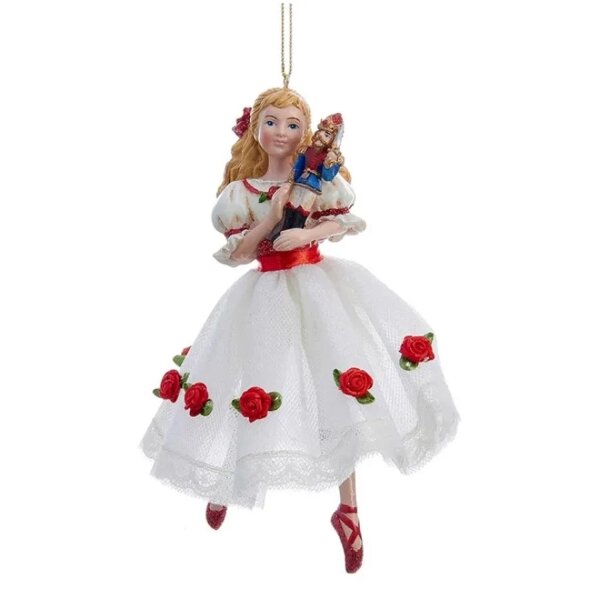 Baumschmuck Prinzessin Clara aus dem Nussknacker Ballett -  Weihnachtskugel für Ballerinas, Baumkugel Ballett Tänzer, Weihnachtsdeko