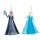 Baumschmuck Eiskönigin Elsa (2er Set)  Baumkugel Disney Film Frozen, Baumhänger, Weihnachtskugel für Disney Fans, Weihnachtsdeko