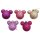 Christbaumkugel Micky Maus Mini Ohren Glitzer pink-gold (12er Set) -  Baumschmuck für Disney Fans, Weihnachtskugel Disney, Weihnachtsdeko