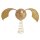 Weihnachtsbaumspitze Goldener Schnatz aus Harry Potter -  Baumspitze Golden Snitch, Christbaumspitze Zauberer Quidditch, Weihnachtsdeko Fantasie