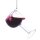 Baumschmuck Burgunderglas Rotwein Glas mit beweglicher Flüssigkeit H: 8 cm - Baumkugel Wein Glas, Weihnachtsdeko Weinglas, Christbaumkugel, Weihnachtsbaum Hänger