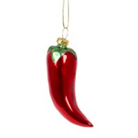 Baumschmuck Mexican Chili Pepper - Baumkugel feurig...