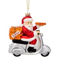 Baumschmuck Pizza Lieferservice Weihnachtsmann - Pizza...