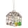 Baumschmuck Gewächshaus 5x6 cm - Baumkugel für Garten Freunde, Weihnachtsdeko Glashaus, Christbaumkugel, Weihnachten