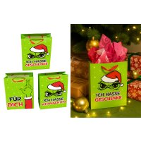 Geschenktüte Weihnachten Muffel (3er Set) 30x40 cm -...