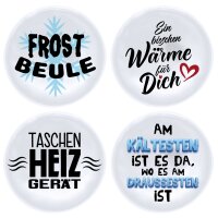 Taschenwärmer Winter Kälte Sprüche (4er...