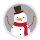 Taschenwärmer Winterfreunde (4er Set) -  Eisbär, Schneemann, Pinguin, Rentier -  Wichtelgeschenk, Handwärmer, Taschenheizkissen