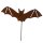 Blumenstecker Fledermaus 21x38 cm im Rost Design - Rostfigur für den Garten, Gartendeko, Metalldeko