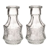 Glasvase Vase Romance Klarglas H:14 cm (2er Set) - kleine...
