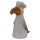 Zaunhocker Möwe H:20,5 cm aus Keramik - Zaun Deko Meer Küste, Tierfigur Pfostenhocker, Zaunfigur maritim, Gartendeko, Zaunstecker