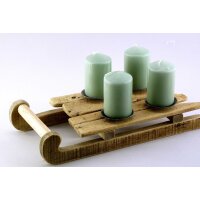 Kerzenhalter Schlitten aus Schwemmholz 35x16 cm -...