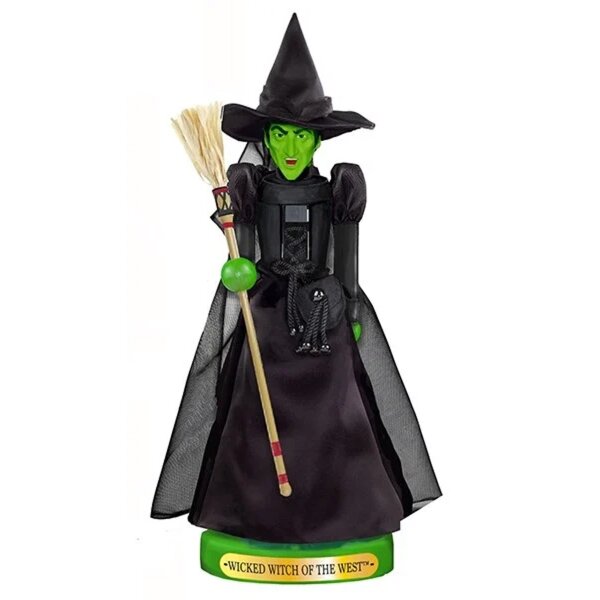 Nussknacker Wizard of Oz - Wicked Witch of the West H: 28 cm - Nutcracker Sammlerstück für Zauberer von Oz Fans, Deko Figuren