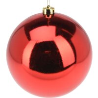 Grosse Baumkugel L Weihnachtskugel (12er Set) Rot Mix D: 14 cm - Baumschmuck, Weihnachtsbaum Kugel, Weihnachten