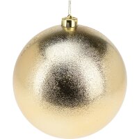 Grosse Baumkugel XL Weihnachtskugel (6er Set) Gold Mix D:...