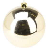 Grosse Baumkugel XL Weihnachtskugel (6er Set) Gold Mix D: 18 cm - Baumschmuck, Weihnachtsbaum Kugel, Weihnachten