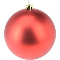 Grosse Baumkugel XL Weihnachtskugel (6er Set) Rot Mix D:...