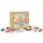 Yankee Candle Adventskalender 2024 Passport to the Holidays Advent Book - Inhalt: 24 Teelichter / Glas-Votivkerzen und 1 Glasteelichthalter