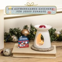 Yankee Candle Wax Melts Geschenk Set Weihnachten mit Duftlampe und 12 verschiedenen Düften - Duftwachs, Wachs Melts, Duft Lampe
