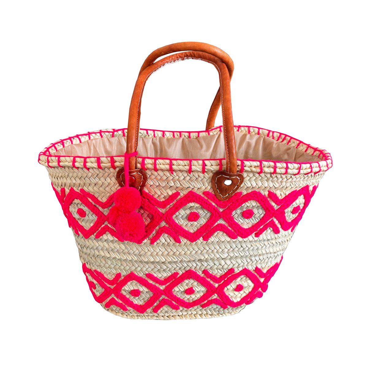 Ledertasche Amazon Bear Design Tasche Geflochten Korbtasche