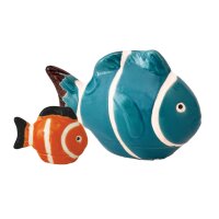 Teichdeko Korallenfische (2er Set) Keramik Fische...
