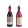 Baumschmuck Rotwein Flasche (2er Set) - Weinflasche, Baumkugel Wein Glas Flasche, Weihnachtsdeko, Christbaumkugel