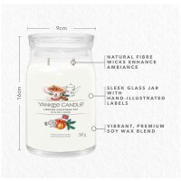 Yankee Candle Duftkerze im Glas (groß) London Christmas Tea - Signature Kerze mit Brenndauer bis zu 90 Stunden