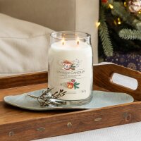 Yankee Candle Duftkerze im Glas (groß) London Christmas Tea - Signature Kerze mit Brenndauer bis zu 90 Stunden